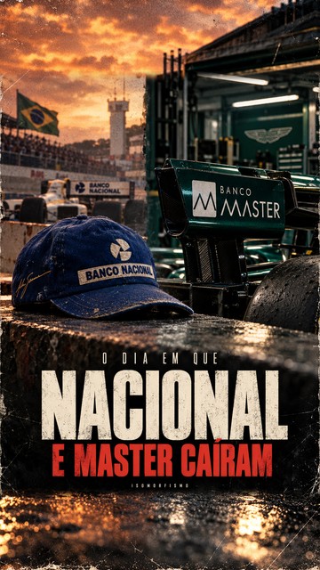 O banco do boné de Senna e o banco que apoiou Drugovich caíram no mesmo dia